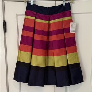 Anthropologie Multicolor Striped A-Line Skirt